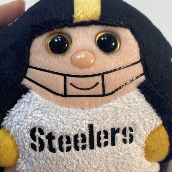 Pittsburgh Steelers NFL Ty Beanie Ballz 2013 Football Rare‎ Retired Licensed New - Picture 10 of 11
